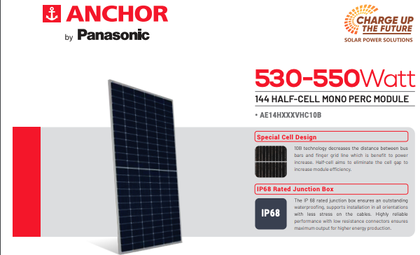 Panasonic Solar Panel